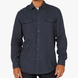 Men's Navy Blue Long Sleeve Shirt NEW